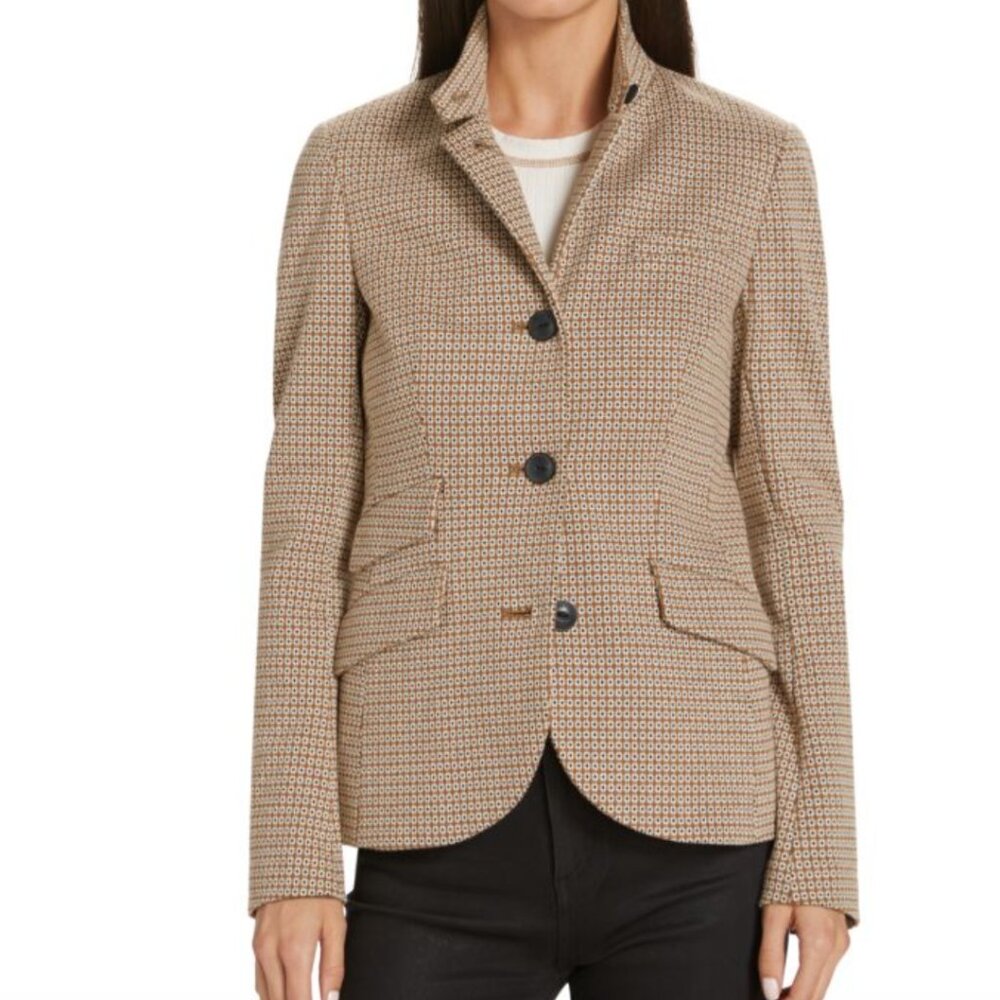 Rag & Bone Slade Dotted Blazer Jacket Brown Size 6